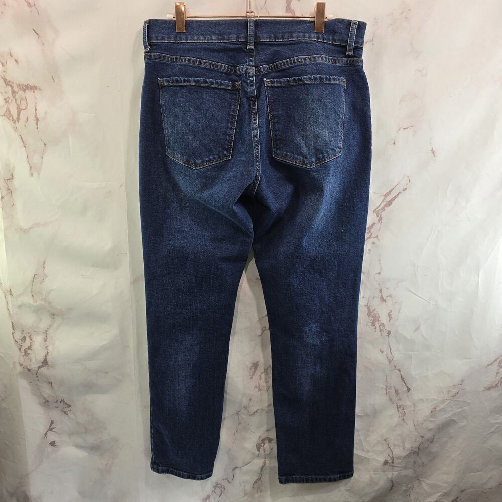Mott & Bow Jeans Womens 30 X 28 Dark Wash Skinny Denim High Rise Stretch